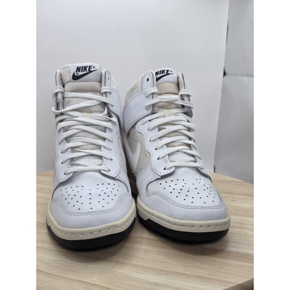 NIKE 2014 DUNK SKY HI HIDDEN WEDGE 644877 101 WHITE 6.5 AIR MAX 1 FORCE - Picture 2 of 8